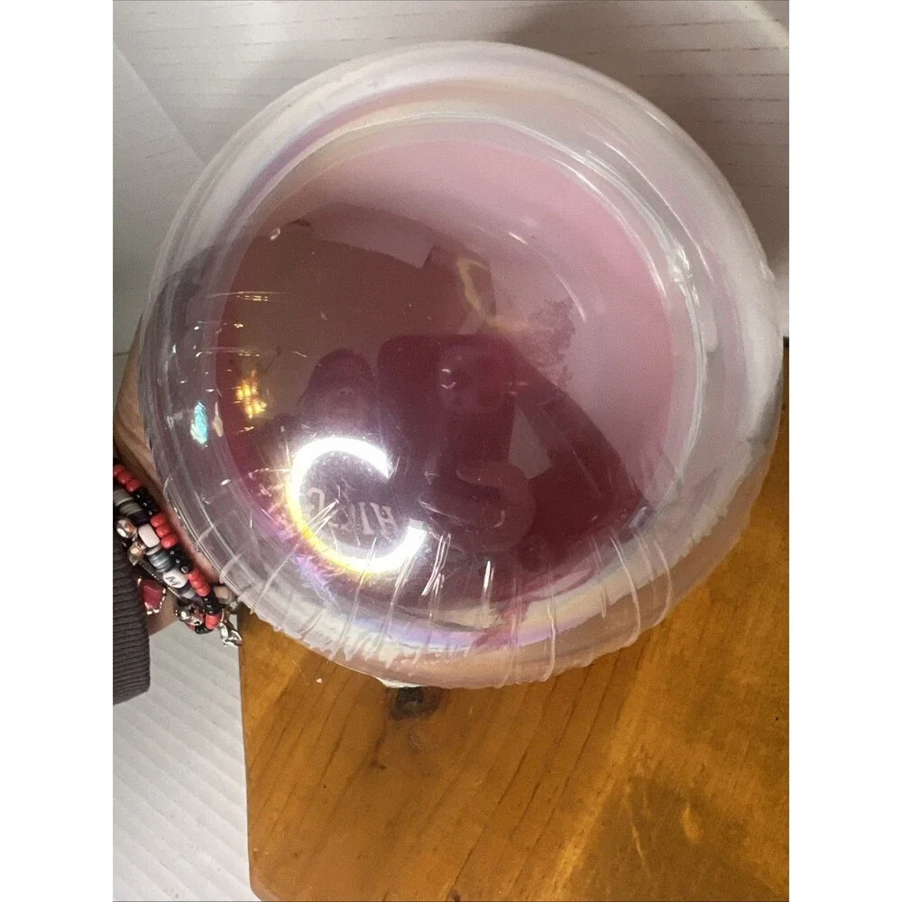 Target Bullseye Playground Wicked Glinda Pink Trinket Dish Glass Dome‎ Top